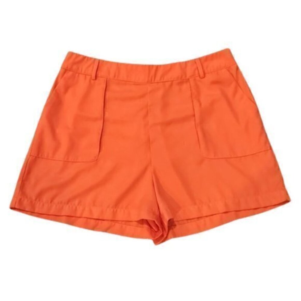 [A New Day] Orange Pull up Shorts with Pockets - Size XL